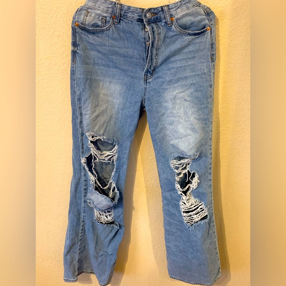 Mom jeans, 100% cotton